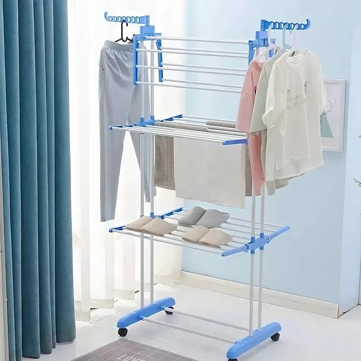 Tender Vertical Para Ropa Extensible