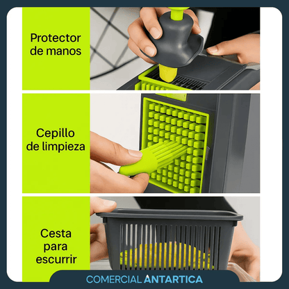 Mandolina Multirrallador 7 Cuchillas