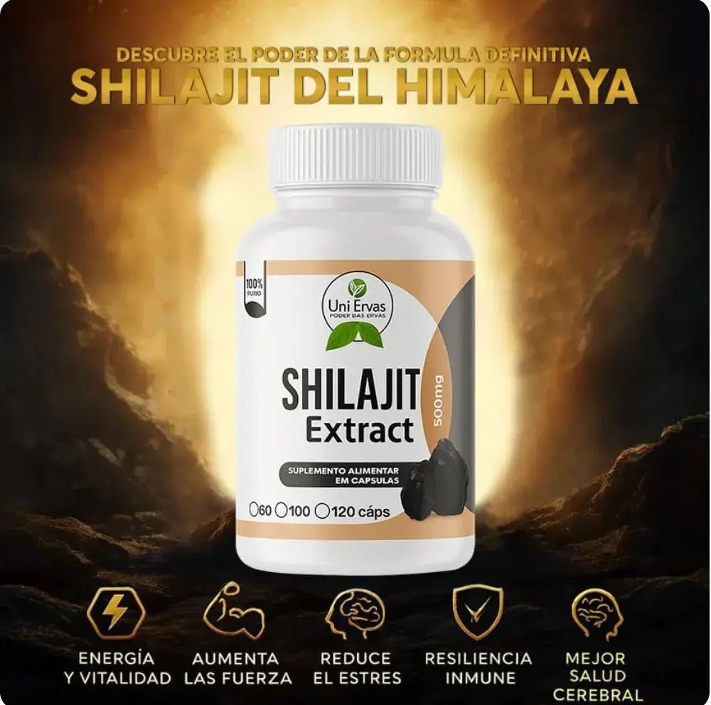 Shilajit Puro 120 cápsulas